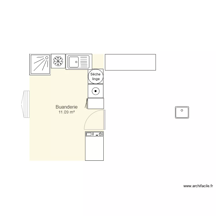 BUANDERIE. Plan de BUANDERIE. Plan de