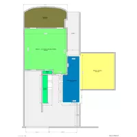 Maison vue haut avec Garage