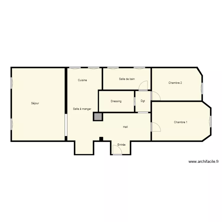 6 bis auteuil. Plan de 
