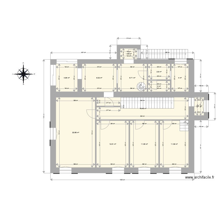 maison saint laurent 1er etage. Plan de 0 pièce et 0 m2