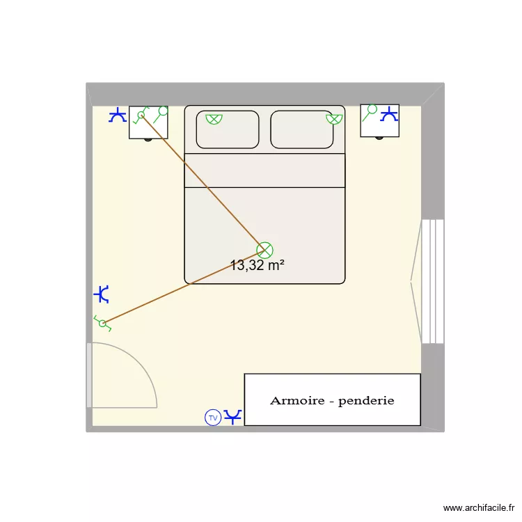 Activité3Chambre. Plan de 1 Pièce et 13 m² Activité3Chambre. Plan de 1 Pièce et 13 m²