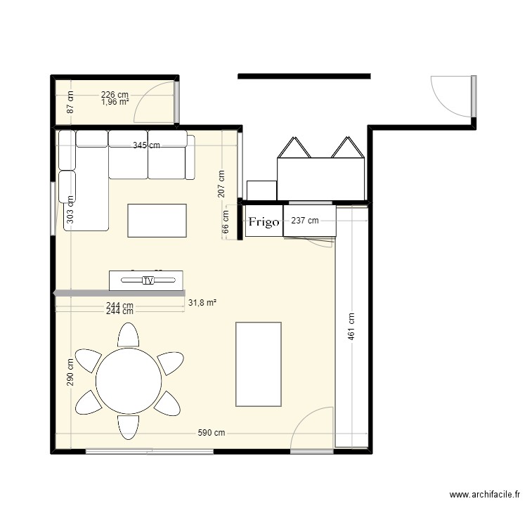 Bernin -aménagé. Plan de 0 pièce et 0 m2