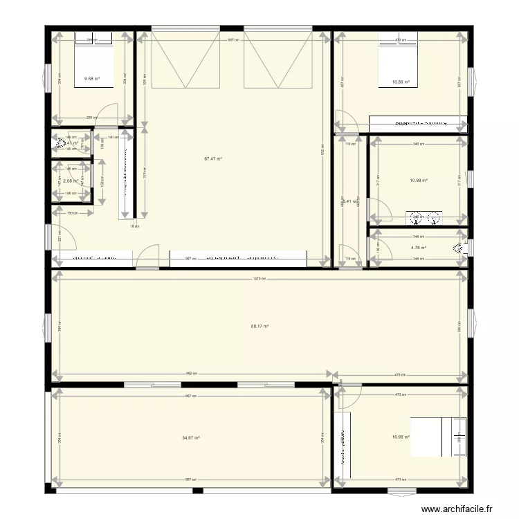 PLAN MAISON PAPA ORIGINE. Plan de 