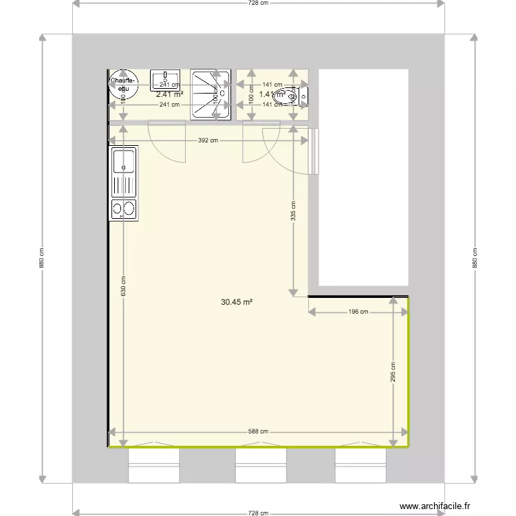 Plan Maison WINDER. Plan de 