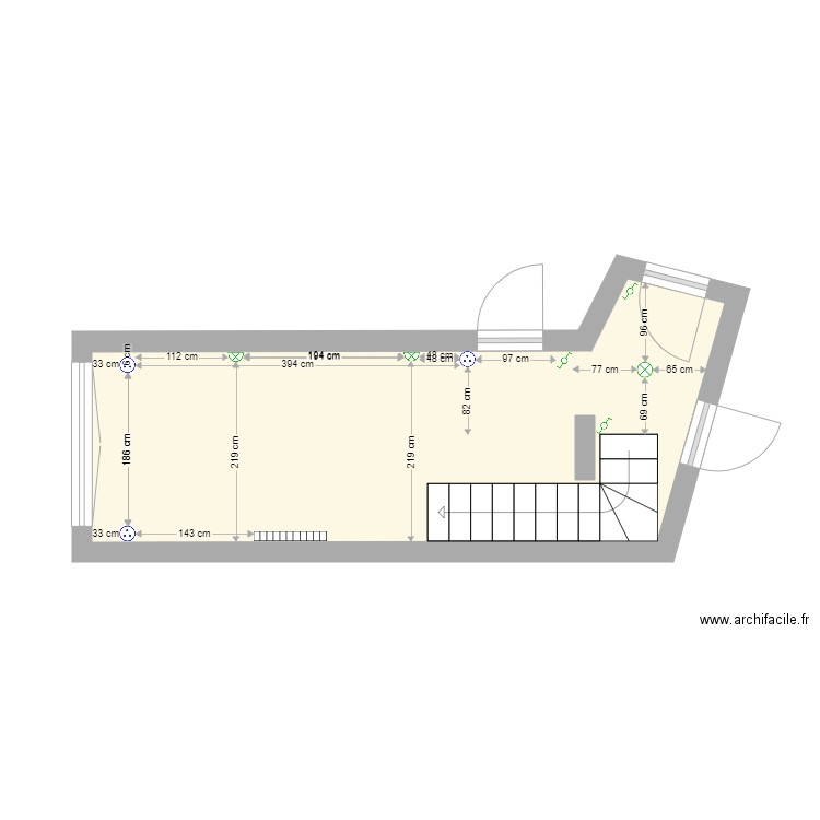 Plan elec COMTE RDC. Plan de 0 pièce et 0 m2