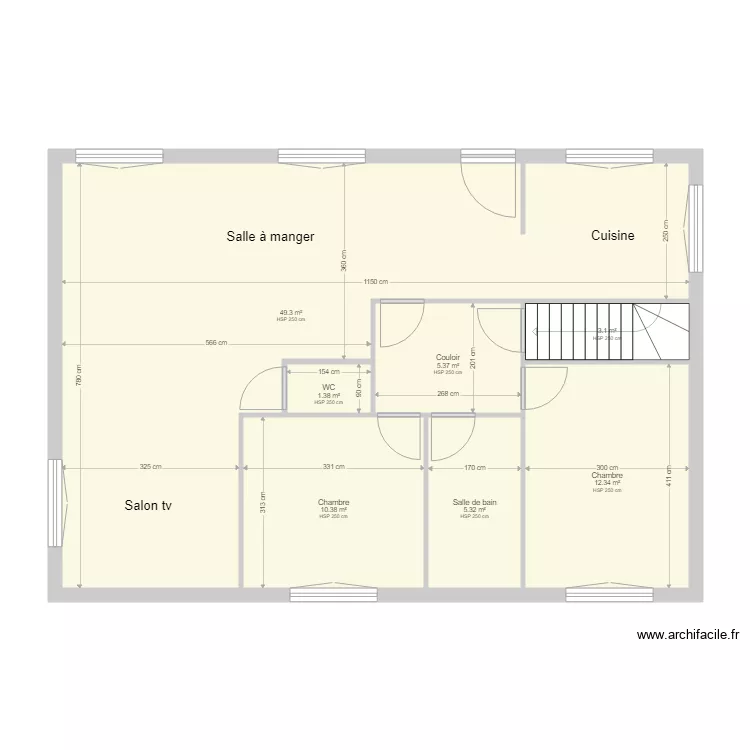 FLANDIN MARGAUX. Plan de 