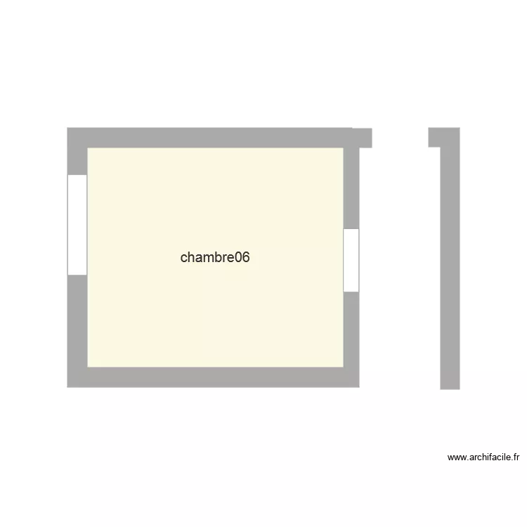 chambre06bis2. Plan de 