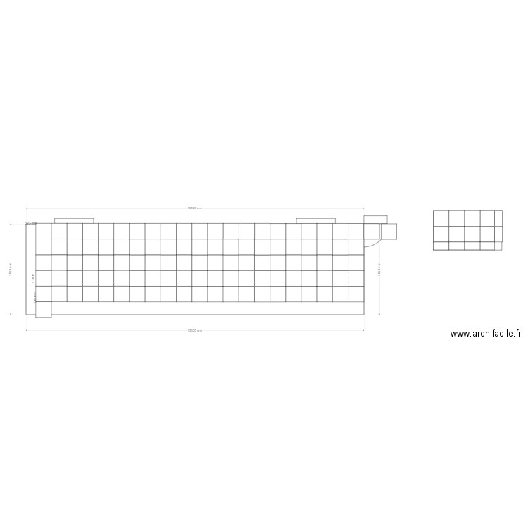 terrasse et perron. Plan de 0 pièce et 0 m2