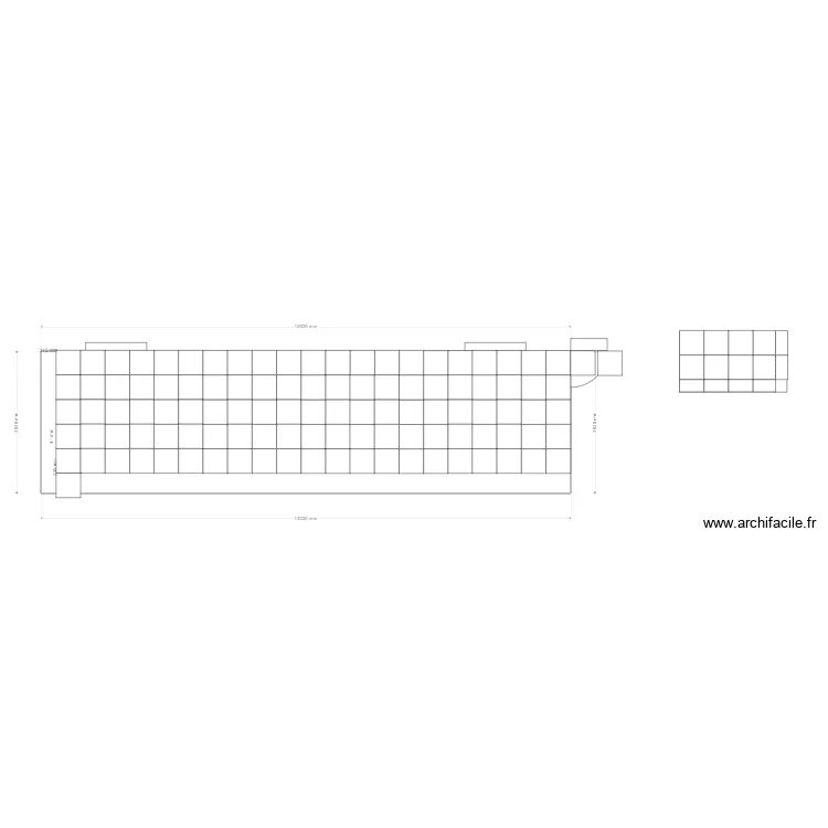 terrasse et perron. Plan de terrasse et perron. Plan de