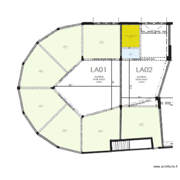 PROJET RENNE. Plan de 0 pièce et 0 m2