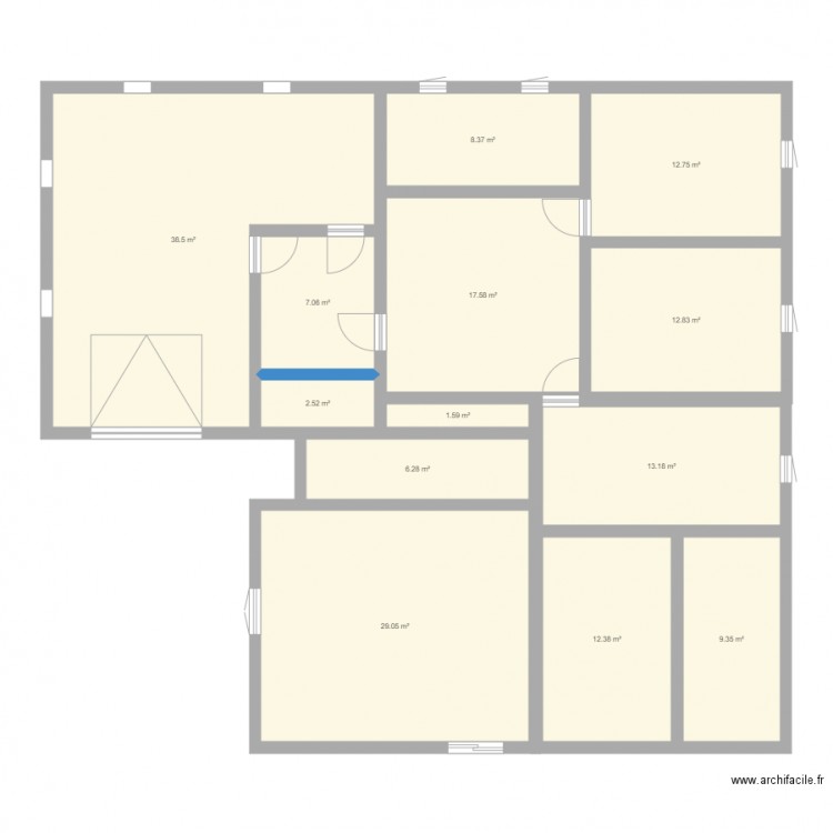 MAISON metre carre. Plan de 0 pièce et 0 m2