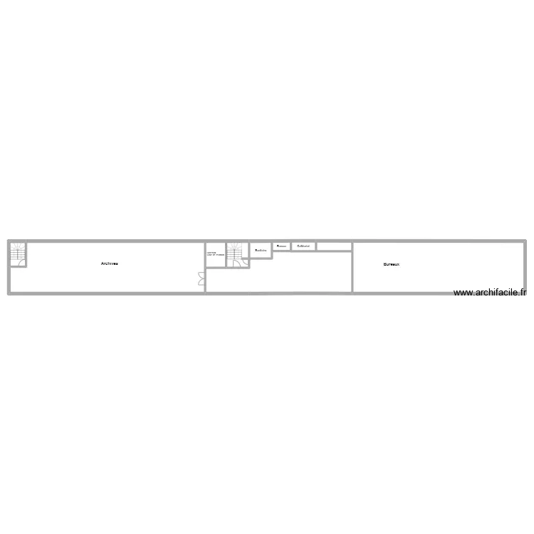 Administration 2d &eacute;tage . Plan de 