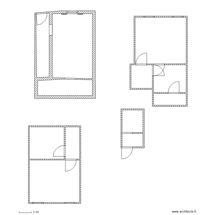 Maison 1 D. Plan de 0 pièce et 0 m2