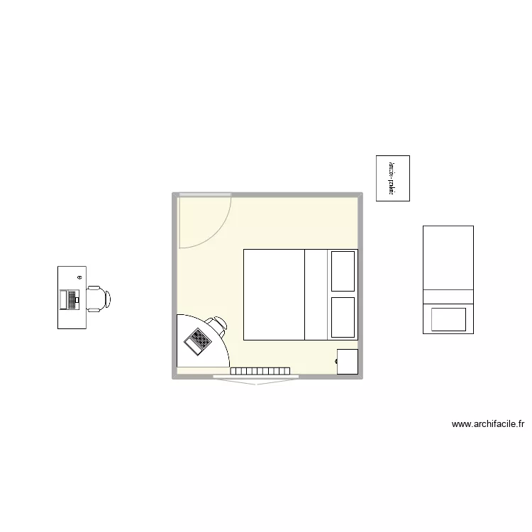 chambre loute 2. Plan de 