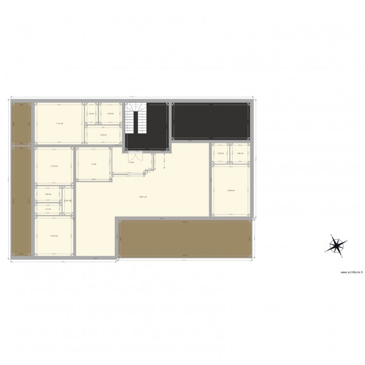 appart 210. Plan de 0 pièce et 0 m2