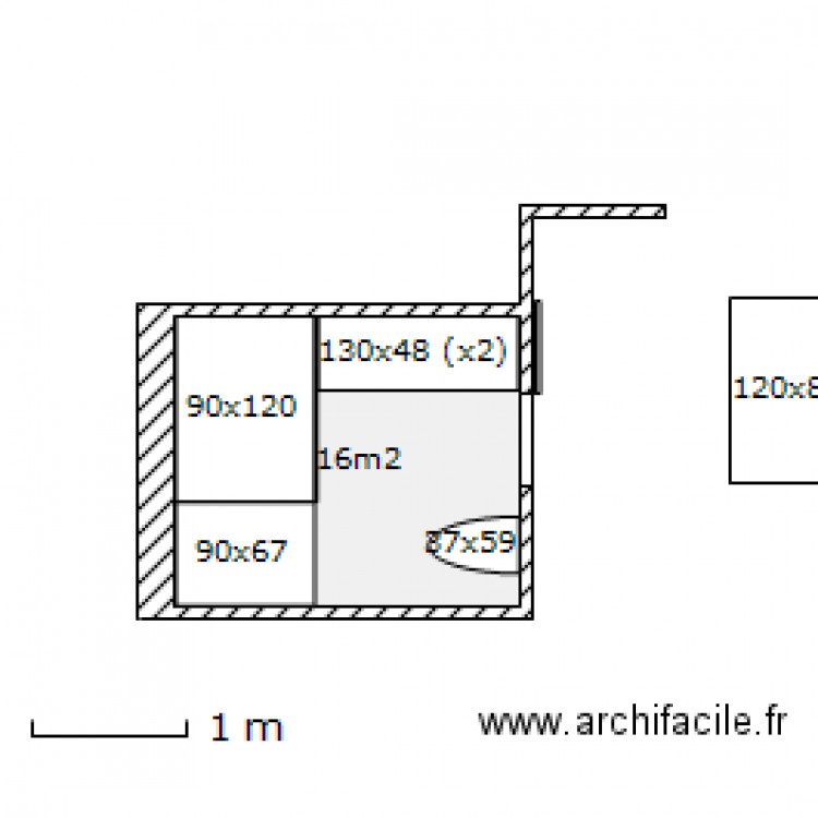SDB GAMALLO. Plan de 0 pièce et 0 m2