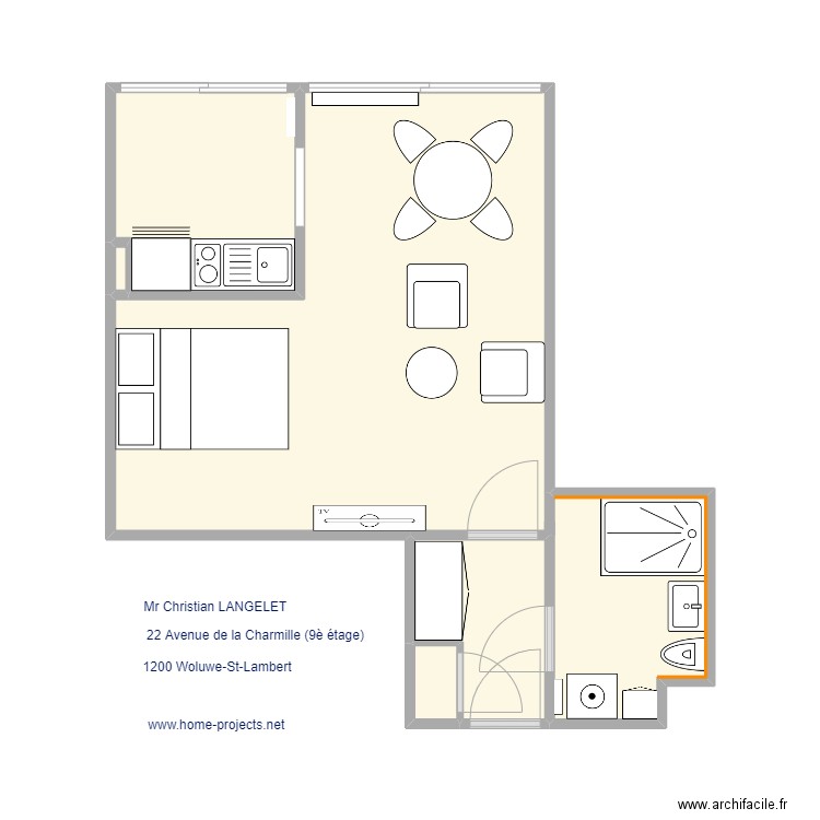 LANGELET 22 CHARMILLE 270723 3. Plan de 6 pièces et 31 m2