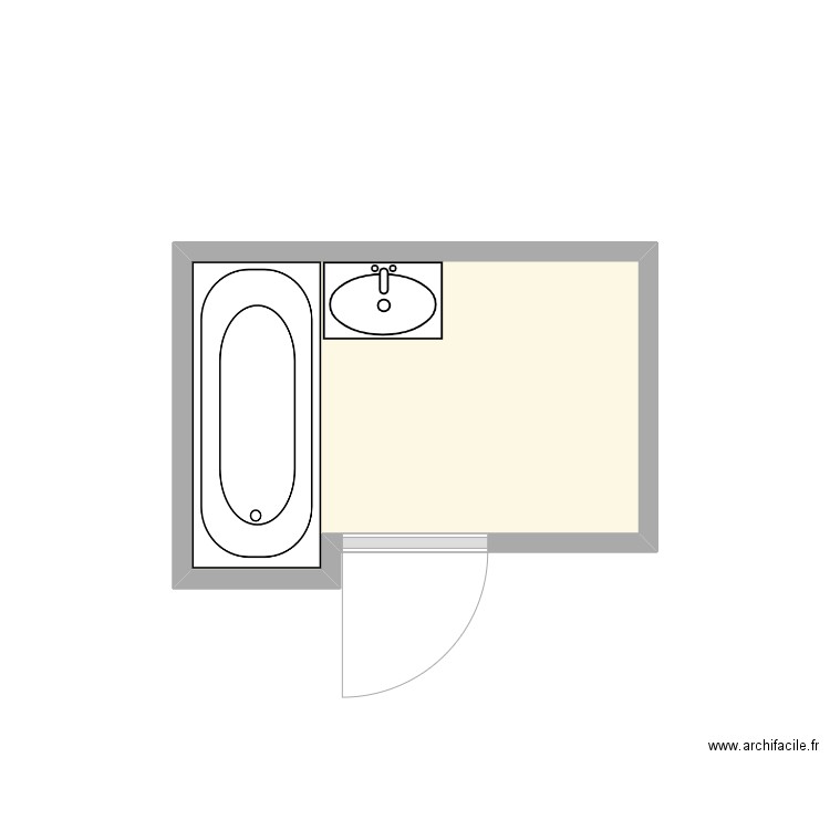 Bikindou_bain. Plan de 0 pièce et 0 m2