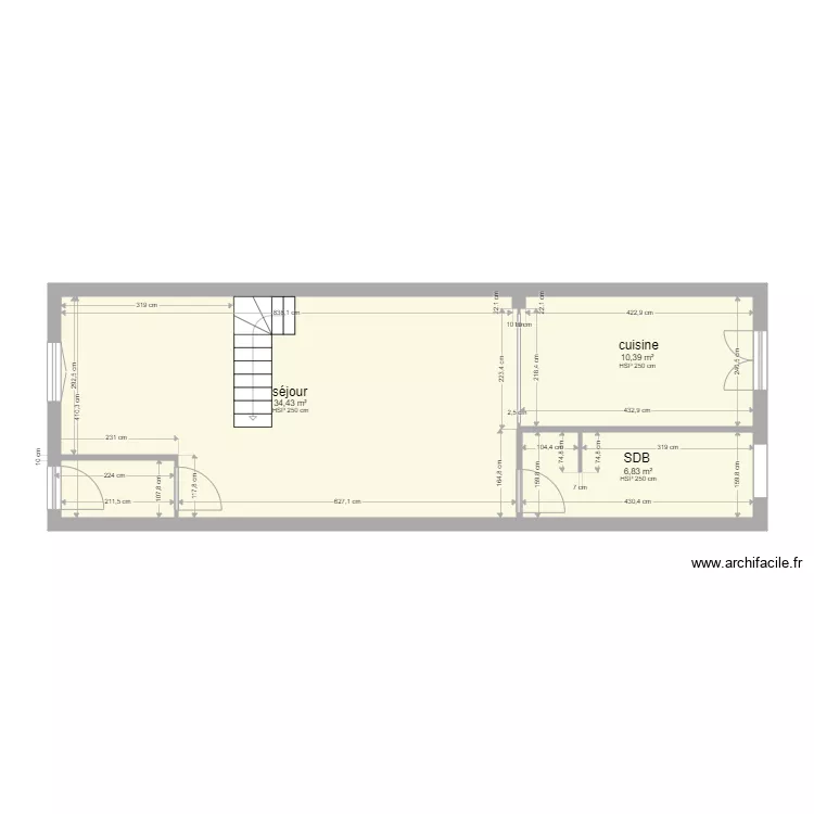 10 imp du Sud Roubaix. Plan de 