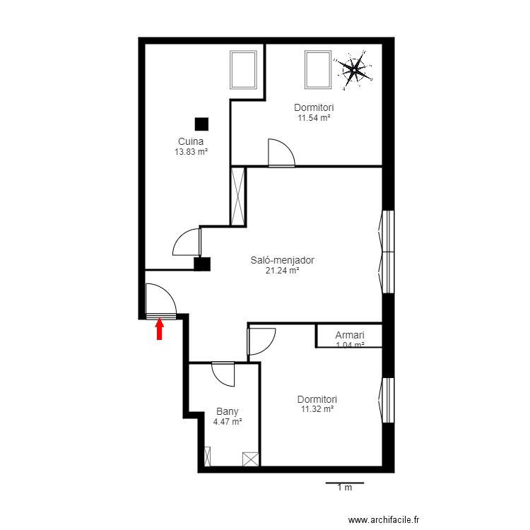 ED SANT FELIX ESCALA 2 4 3 ESCALDES. Plan de 0 pièce et 0 m2