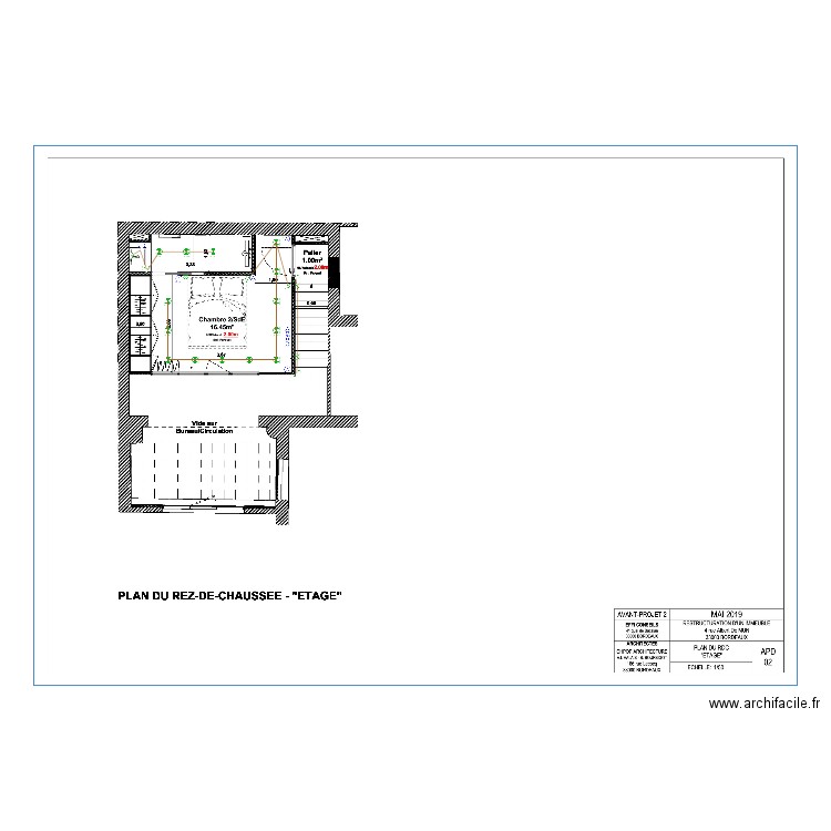 albert de mun rdc mezzanine . Plan de 0 pièce et 0 m2