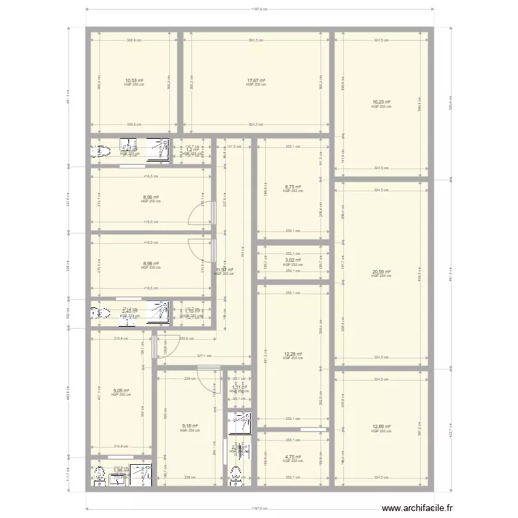 villa plain pieds janv 22. Plan de 