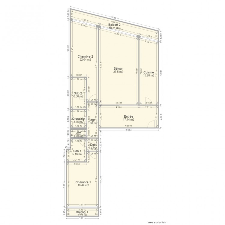 villa houssay. Plan de 0 pièce et 0 m2