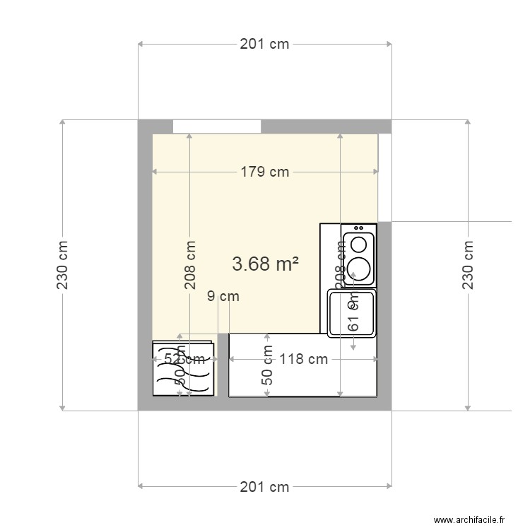 cuisneext virginie. Plan de 0 pièce et 0 m2