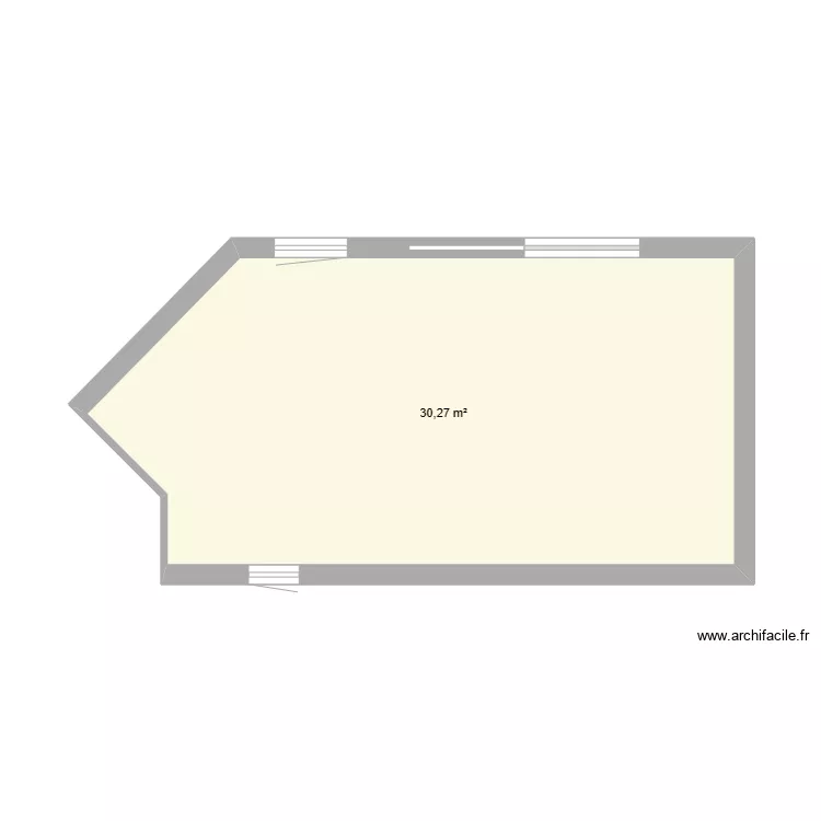 Maison . Plan de 