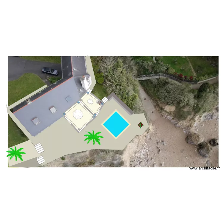 projet terrasse v5. Plan de 