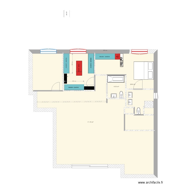 apenthouse alzingen 3. Plan de 0 pièce et 0 m2