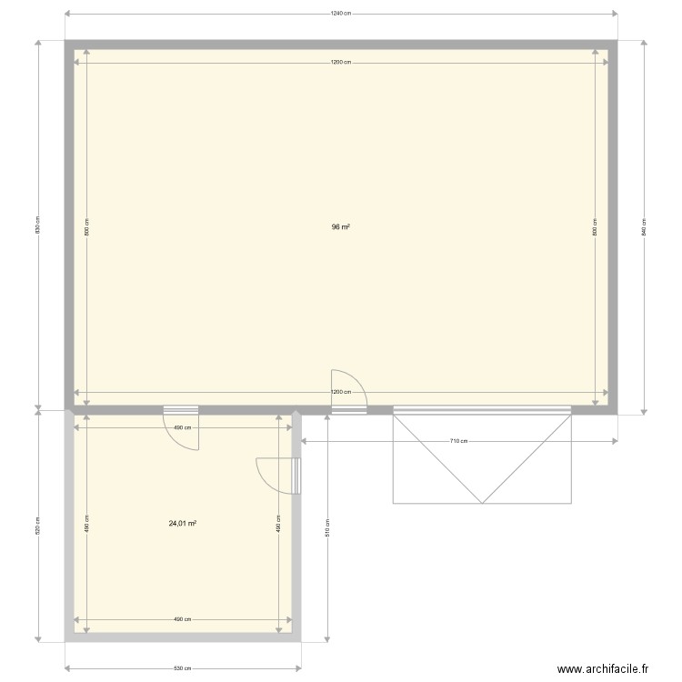 plan local gite libertin. Plan de 0 pièce et 0 m2