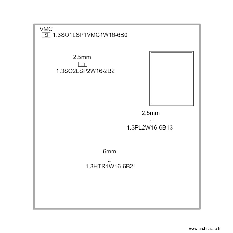 wall 16 6 cable naming. Plan de 