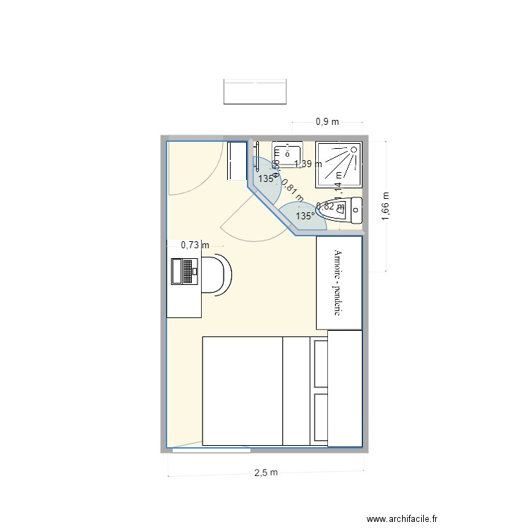 EX CHAMBRE 9. Plan de 0 pièce et 0 m2