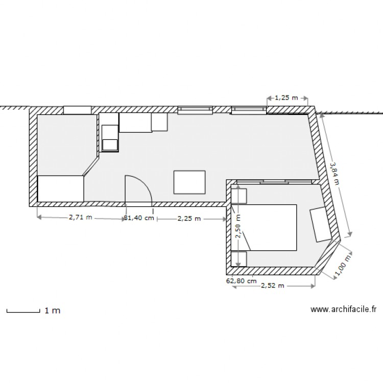 appart1etage21. Plan de 0 pièce et 0 m2