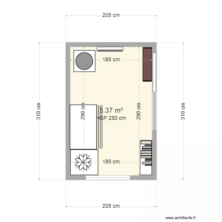 Cellier. Plan de 