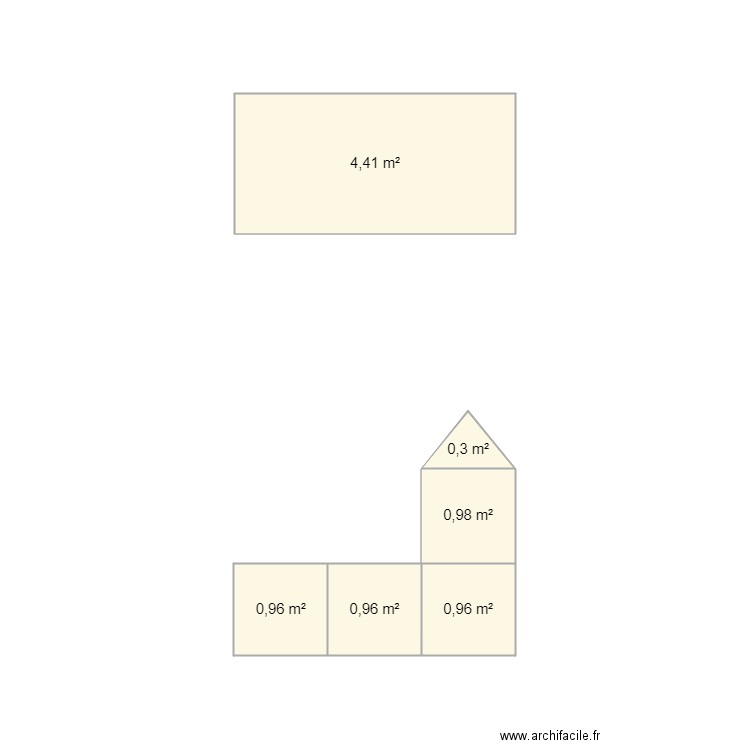 Poulaille. Plan de 0 pièce et 0 m2