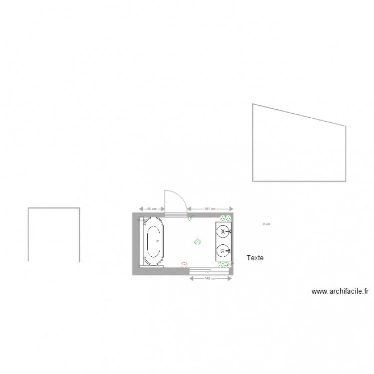 Salle de Bain Electricité. Plan de 0 pièce et 0 m2