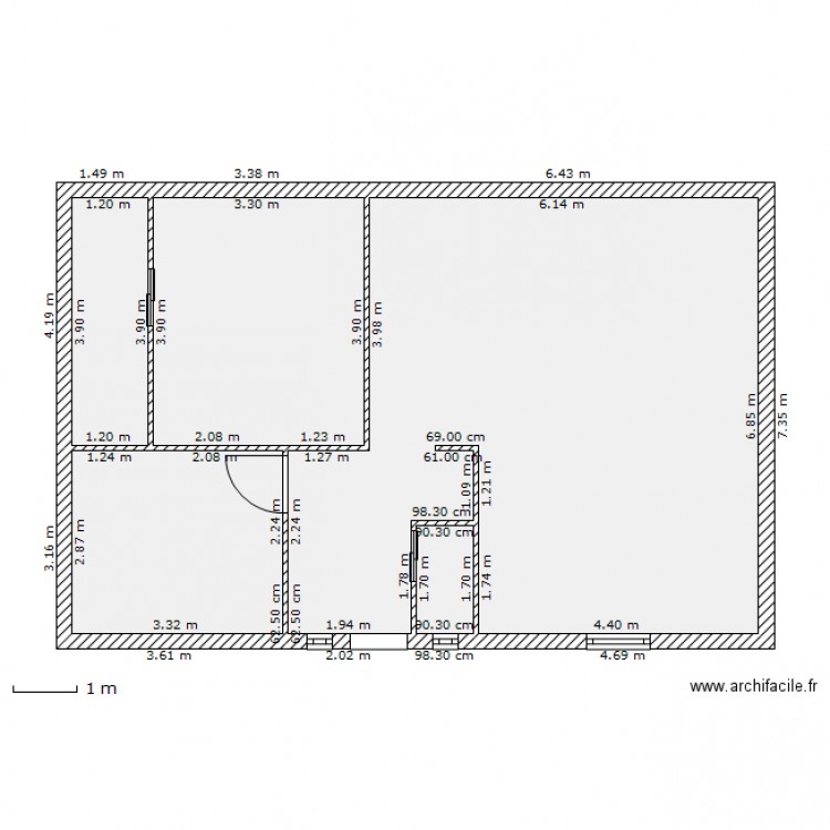 Maison etage. Plan de 0 pièce et 0 m2