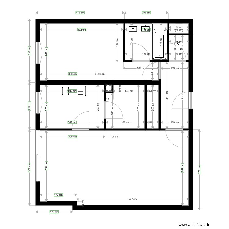 atlantide 1 . Plan de 0 pièce et 0 m2