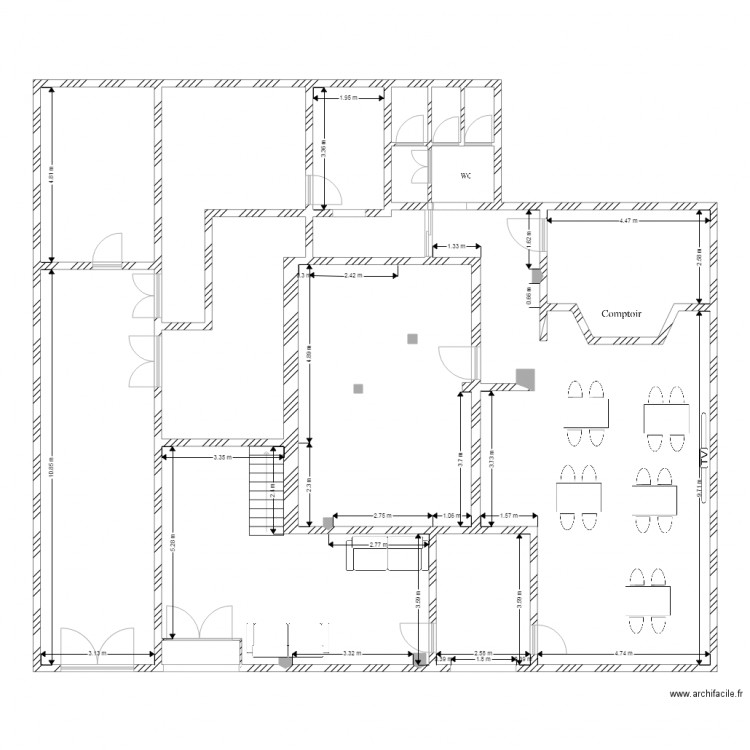 renovation 1. Plan de 0 pièce et 0 m2