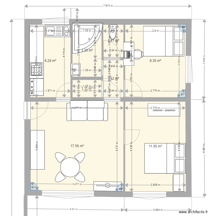 maison. Plan de 0 pièce et 0 m2