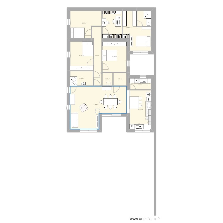 Ma Maison. Plan de 0 pièce et 0 m2