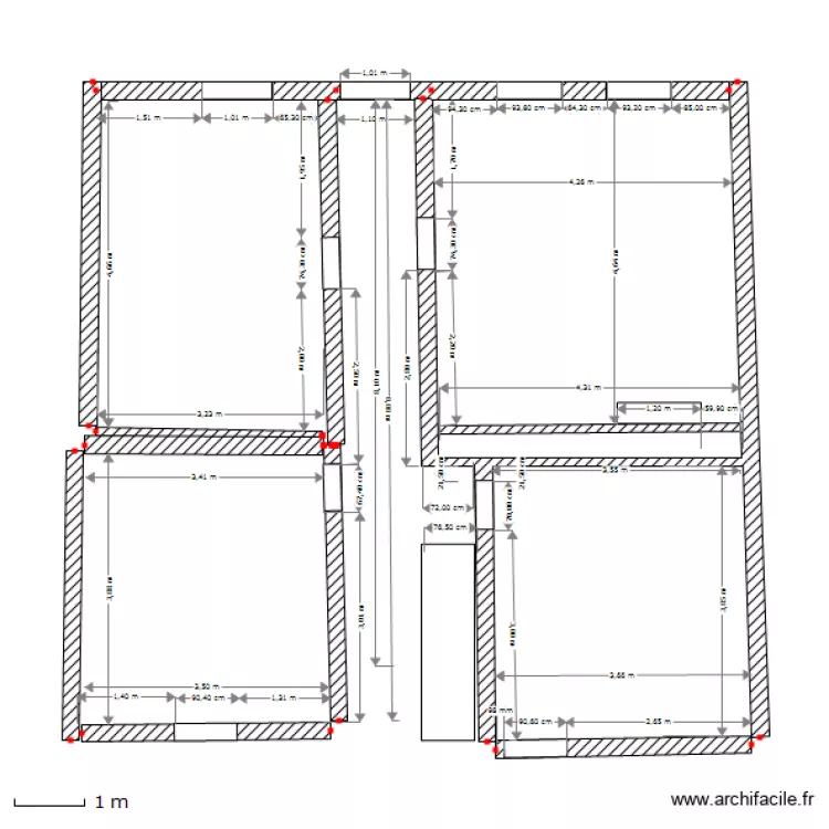 plan_1eretage_hombourg. Plan de 