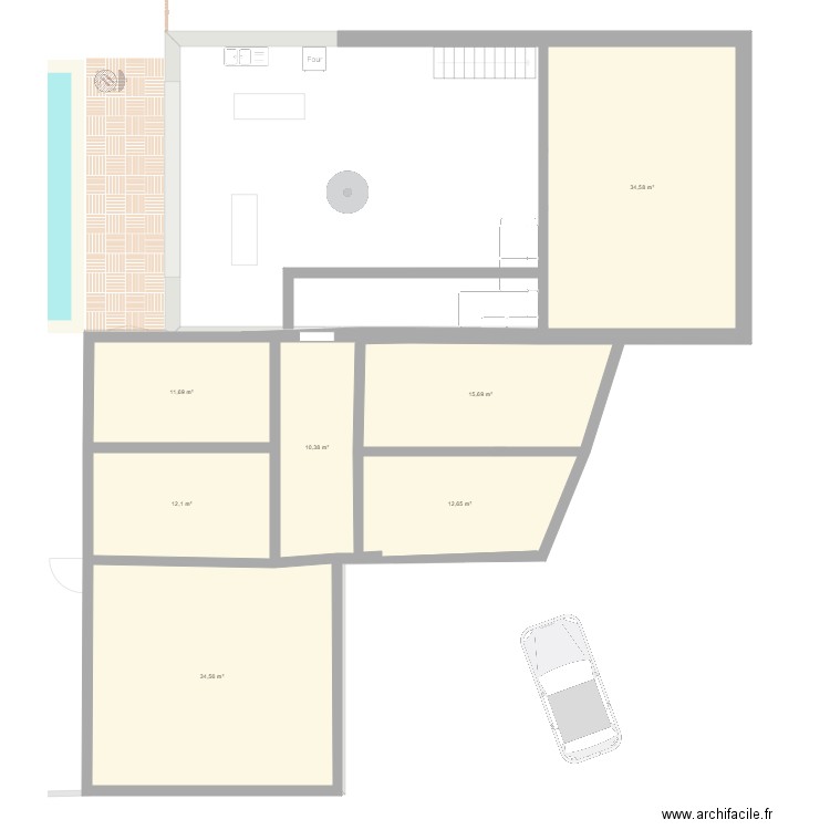 maison malout. Plan de 0 pièce et 0 m2