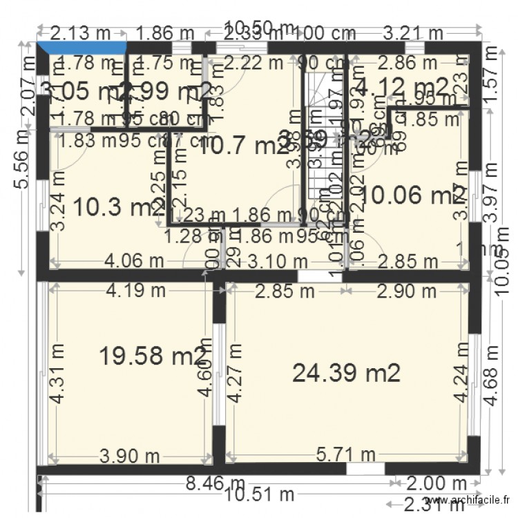 AGRANDISSEMENT MAISON ETHEVE COTATION. Plan de 0 pièce et 0 m2