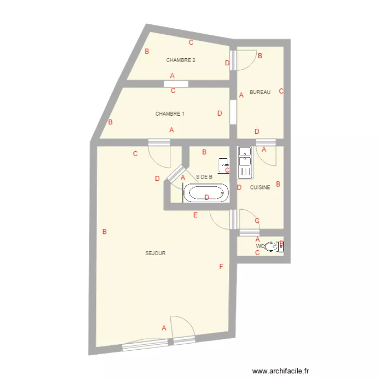 BOUSSARDON 6. Plan de BOUSSARDON 6. Plan de