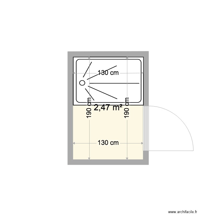 salle d eau nantes. Plan de 0 pièce et 0 m2