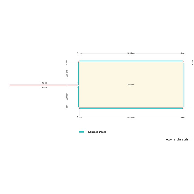 Piscine GICG. Plan de 0 pièce et 0 m2