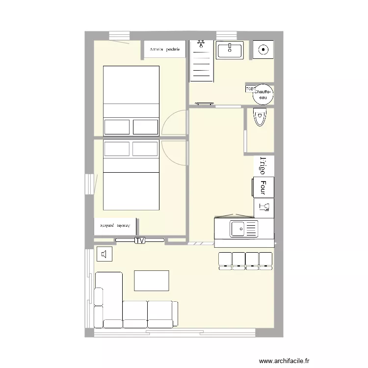 villa cap salon 3. Plan de 